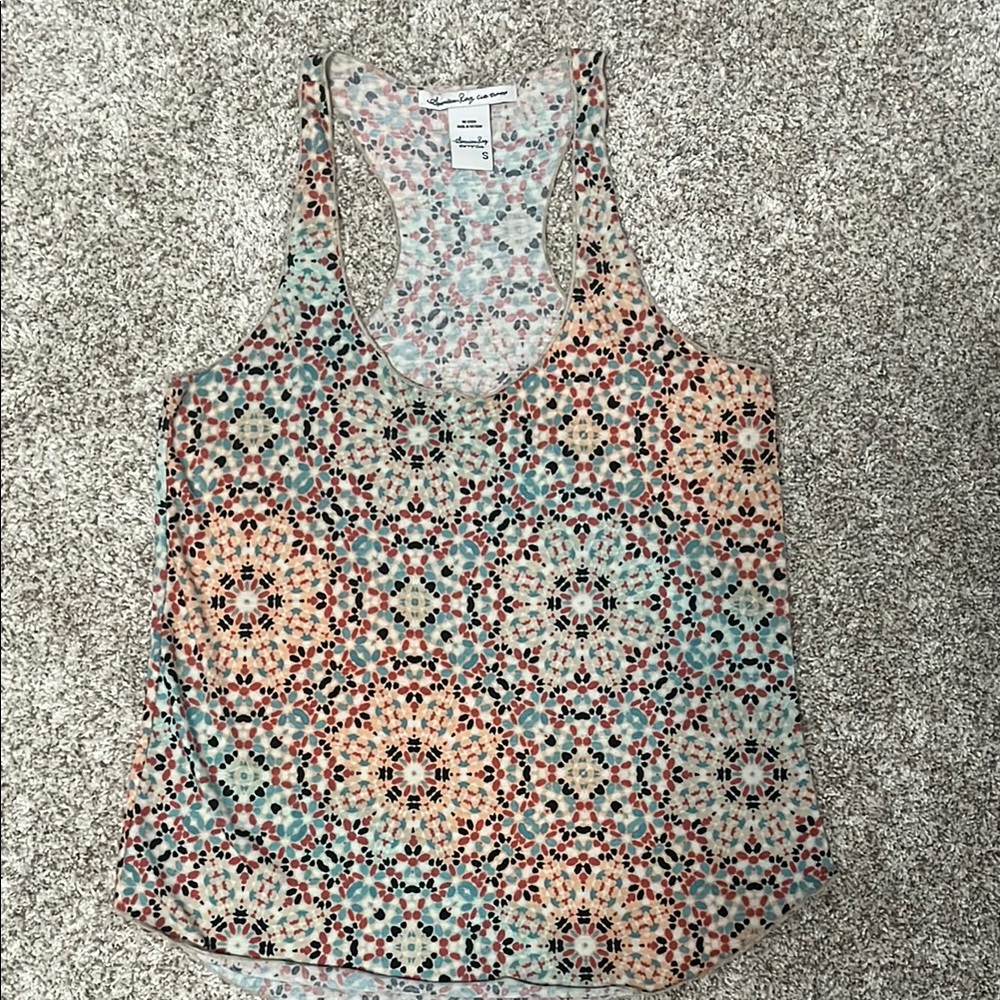 American Rag- Multicolor Patterned Women's Racerback Tank Top